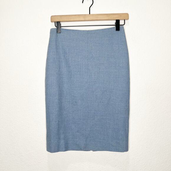 Ralph Lauren Black Label 100% Wool Quiet Luxury Pencil Skirt Old Money Career - Picture 1 of 11